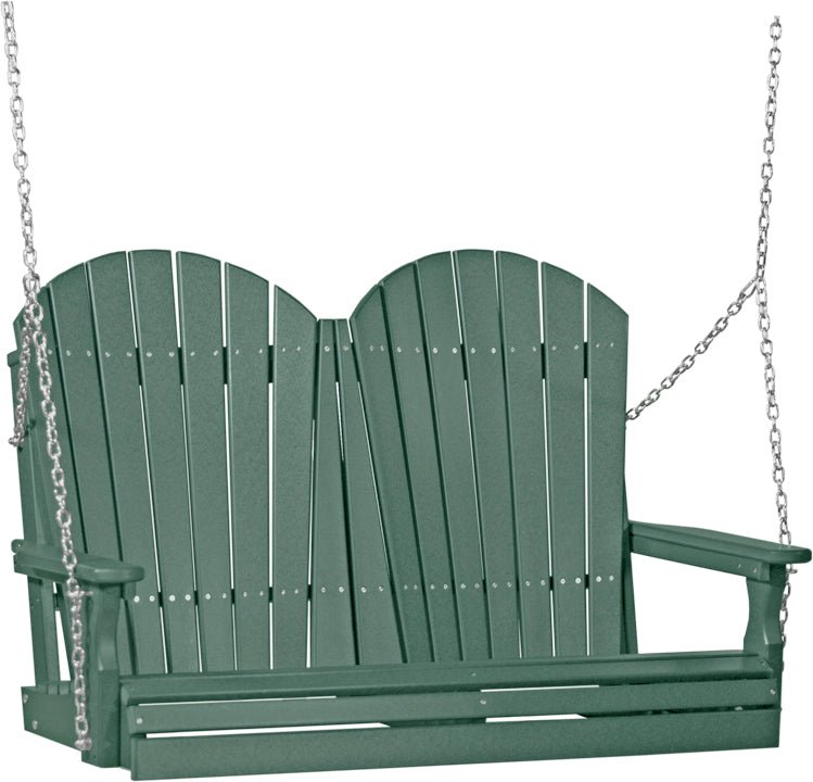 LuxCraft 4' Adirondack Swing - Outdoor Oasis